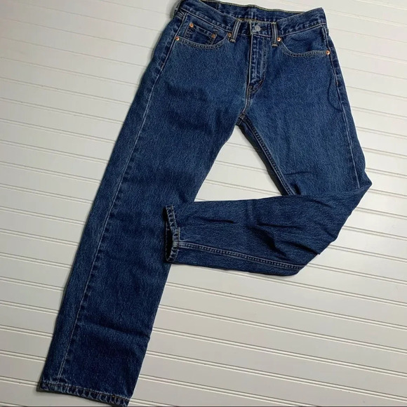 Levis 505 Straight Leg High Rise Jeans Vintage Fit - Picture 2 of 11